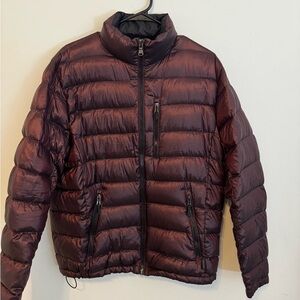 Calvin Klein lightweight Men's 	Jacket Burgundy Size M Spring/ Fall